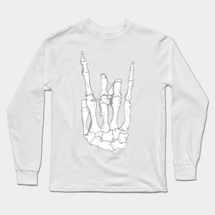 White Rock on Bones Long Sleeve T-Shirt